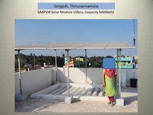SAATVIK Solar 10Nos,Capacity 540W